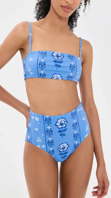 Hill House Home The Juno Bikini Set Arcadia Border | Thumbnail 5