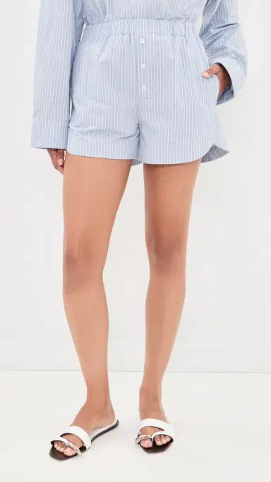Nanushka Gobnat Shorts Blue/White/Navy | Thumbnail 2