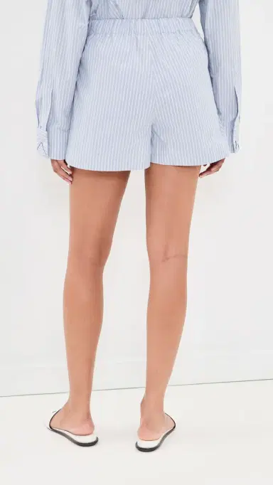 Nanushka Gobnat Shorts Blue/White/Navy | Thumbnail 3