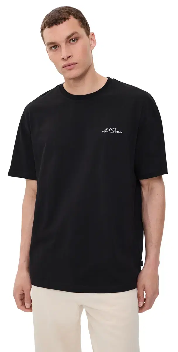 Crew T-hirt Black/White
