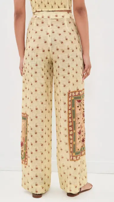 Agua Bendita Caroline Plume Embroidered Pants | Thumbnail 3 Agua Bendita Caroline Plume Embroidered Pants | Thumbnail 3