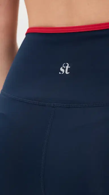 STRUT-THIS The Rae Full Leggings Navy/Red S | Thumbnail 6