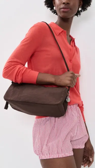 BAGGU Nylon Loaf Bag Coffee One Size | Thumbnail 3