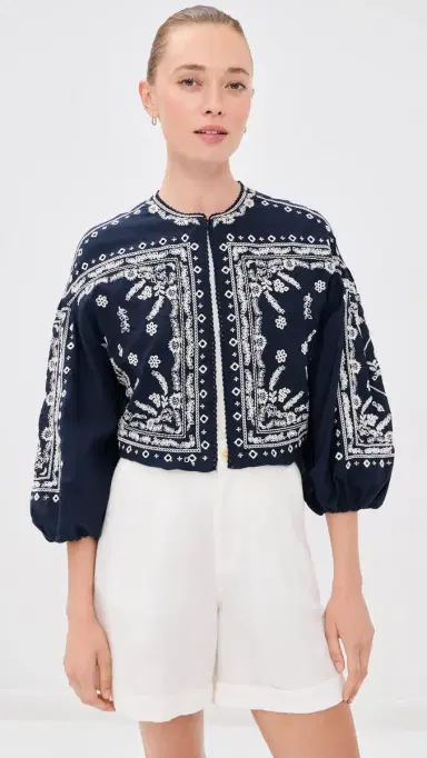 Veronica Beard Drake Jacket Navy | Thumbnail 2 Veronica Beard Drake Jacket Navy | Thumbnail 2