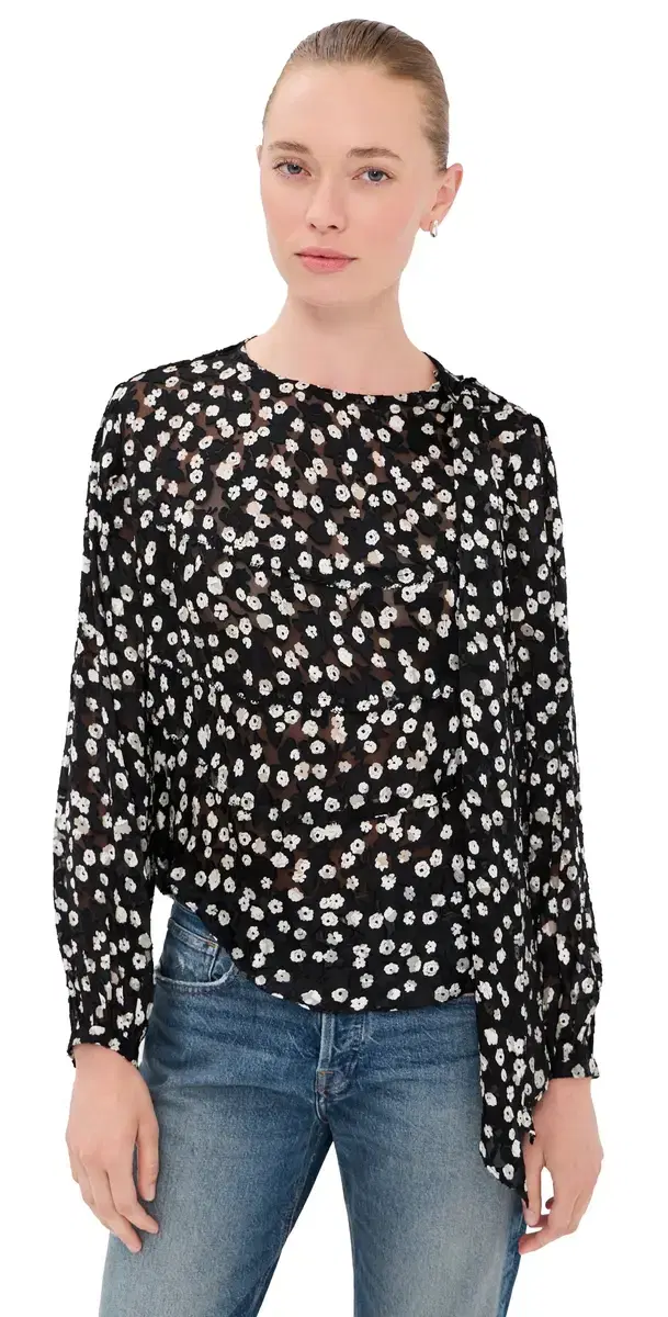 Firma Top Black/Ecru