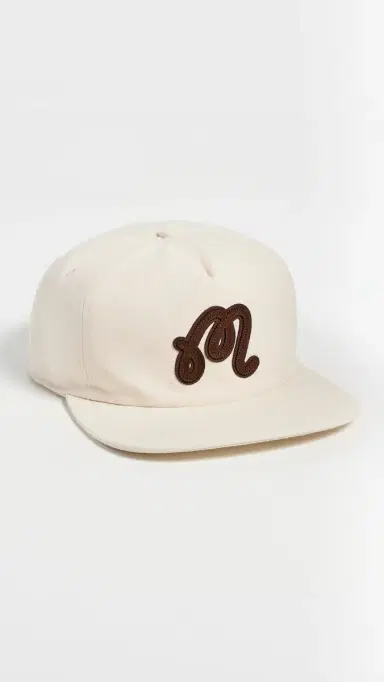 Malbon Velasco Snapback Hat Cream One Size | Thumbnail 2