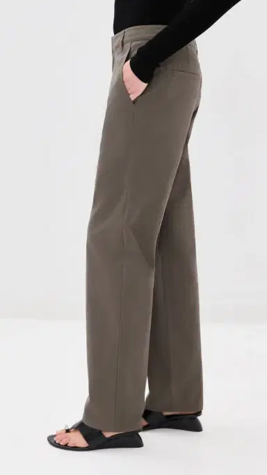 Tibi Bio Twill Alec Slouch Pants Dark Stone 30 | Thumbnail 4