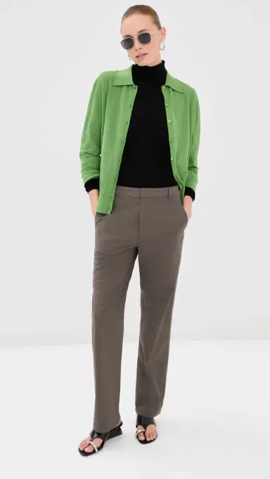 Tibi Bio Twill Alec Slouch Pants Dark Stone 30 | Thumbnail 5