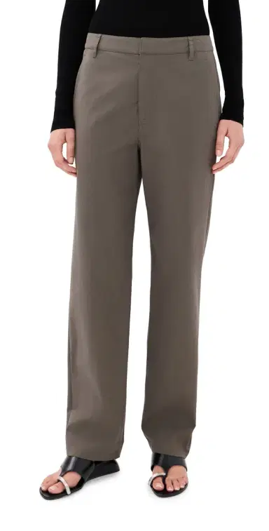 Tibi Bio Twill Alec Slouch Pants Dark Stone 30 | Thumbnail 1