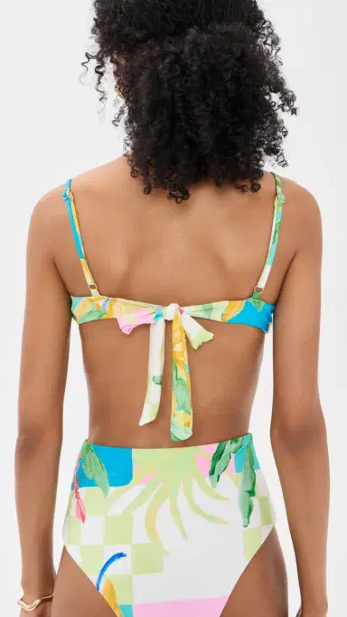 MINKPINK Palmira Knot Bikini Top Vacation Palms | Thumbnail 3 MINKPINK Palmira Knot Bikini Top Vacation Palms | Thumbnail 3