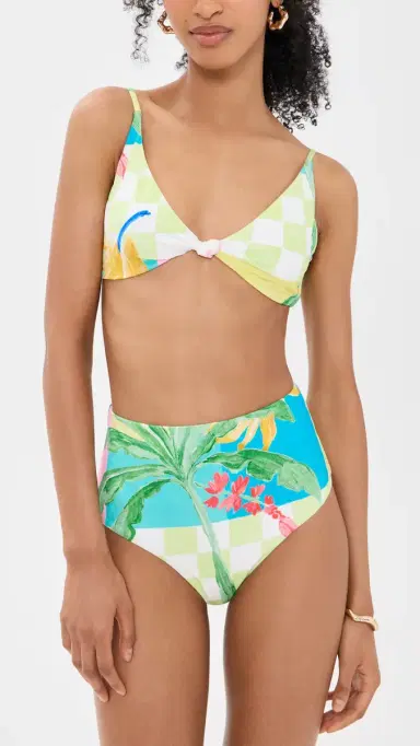 MINKPINK Palmira Knot Bikini Top Vacation Palms | Thumbnail 5 MINKPINK Palmira Knot Bikini Top Vacation Palms | Thumbnail 5