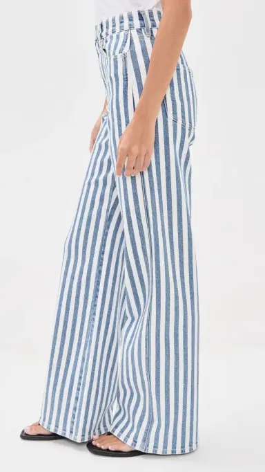 Veronica Beard Jean Taylor Striped Jeans saltwater stripe 24 | Thumbnail 4