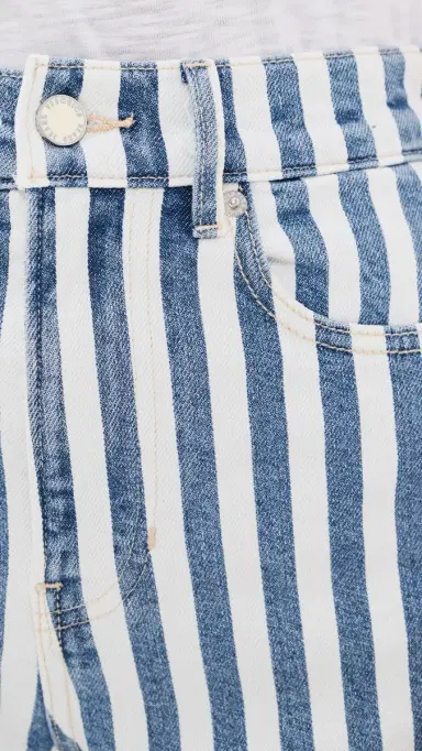 Veronica Beard Jean Taylor Striped Jeans saltwater stripe 24 | Thumbnail 6