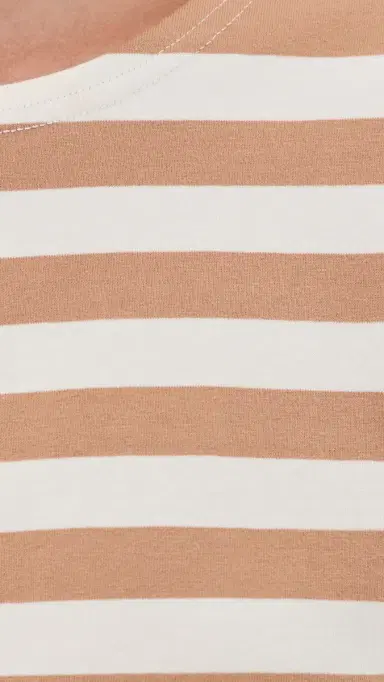 Denimist Mills Pond Striped Tee Wide Light Brown Stripe | Thumbnail 6 Denimist Mills Pond Striped Tee Wide Light Brown Stripe | Thumbnail 6