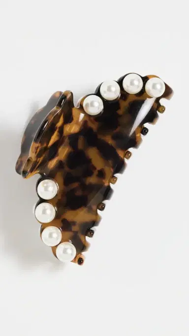 Lele Sadoughi Medium Pearl Claw Clip | Thumbnail 2