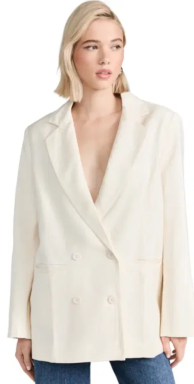 LIONESS a Quinta Blazer Off White | Thumbnail 1