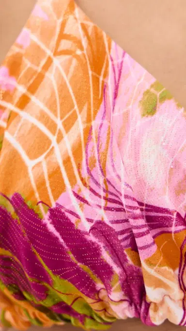 Andrea Iyamah Inti Bikini Top Vibra Print/Gold Bright | Thumbnail 6