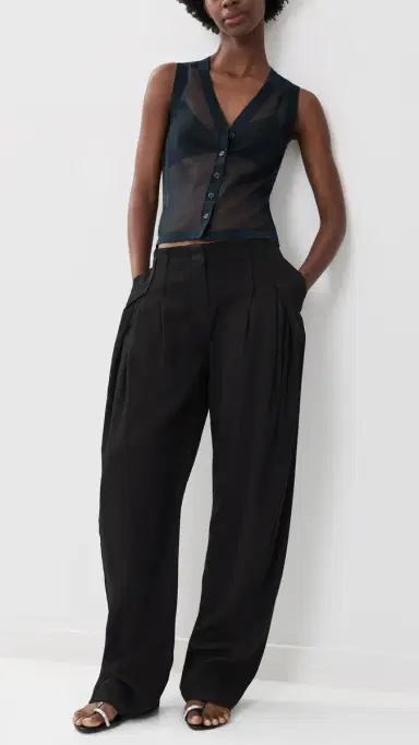 IRO Flowy Pleated Trousers Rinsed | Thumbnail 5 IRO Flowy Pleated Trousers Rinsed | Thumbnail 5