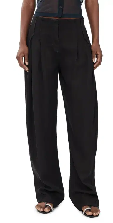 IRO Flowy Pleated Trousers Rinsed | Thumbnail 1 IRO Flowy Pleated Trousers Rinsed | Thumbnail 1