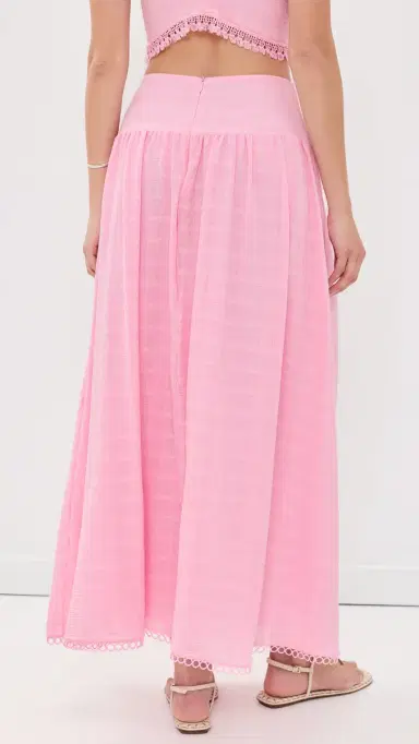 Peixoto Camila Maxi Skirt Thatch Pink | Thumbnail 3 Peixoto Camila Maxi Skirt Thatch Pink | Thumbnail 3