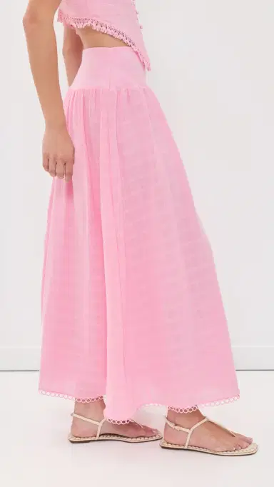 Peixoto Camila Maxi Skirt Thatch Pink | Thumbnail 4 Peixoto Camila Maxi Skirt Thatch Pink | Thumbnail 4