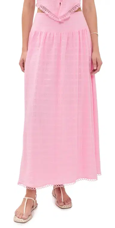 Peixoto Camila Maxi Skirt Thatch Pink | Thumbnail 1 Peixoto Camila Maxi Skirt Thatch Pink | Thumbnail 1
