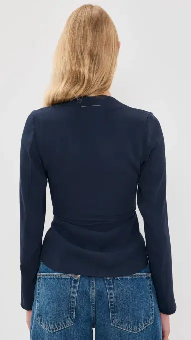 MM6 MAISON MARGIELA Long-sleeved Top Blue Navy 42 | Thumbnail 3 MM6 MAISON MARGIELA Long-sleeved Top Blue Navy 42 | Thumbnail 3
