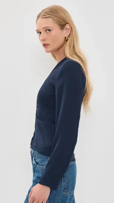 MM6 MAISON MARGIELA Long-sleeved Top Blue Navy 42 | Thumbnail 4 MM6 MAISON MARGIELA Long-sleeved Top Blue Navy 42 | Thumbnail 4