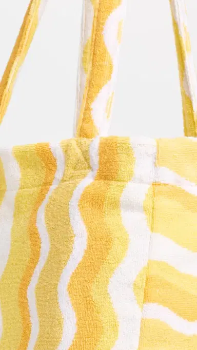 Weezie Looped Terry Beach Tote Spritz Squiggle One Size | Thumbnail 5 Weezie Looped Terry Beach Tote Spritz Squiggle One Size | Thumbnail 5