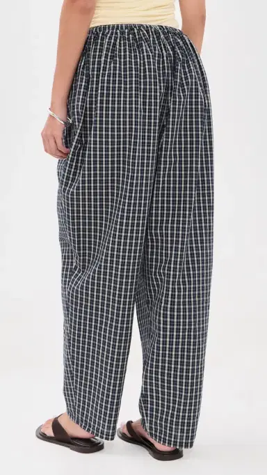 LIONESS Aura Pants Navy emon Plaid | Thumbnail 3