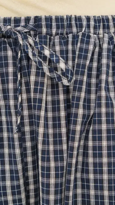 LIONESS Aura Pants Navy emon Plaid | Thumbnail 6