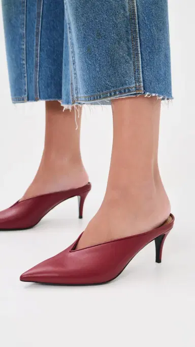 Stella McCartney Alter Mat Pointed Mules 65mm | Thumbnail 3
