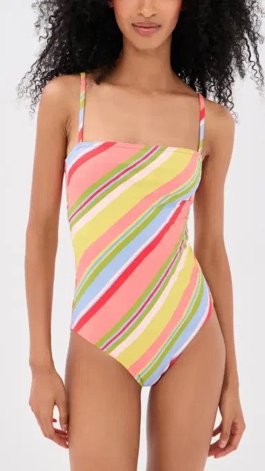 Hill House Home The Giana One Piece Horizon Stripe | Thumbnail 2