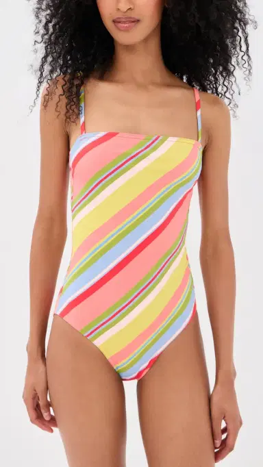 Hill House Home The Giana One Piece Horizon Stripe | Thumbnail 5