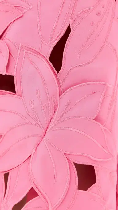 LEO LIN Rayna Applique Bustier Maxi Dress Fuchsia 8 | Thumbnail 6