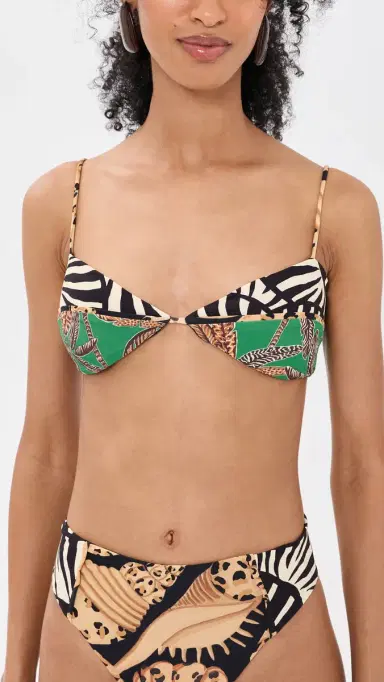 FARM Rio Underwire Bikini Top Animal | Thumbnail 2