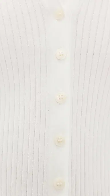 Sold Out NYC The Ribbed Favorite Cardigan In Cream Cream L | Thumbnail 6 Sold Out NYC The Ribbed Favorite Cardigan In Cream Cream L | Thumbnail 6