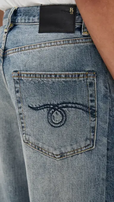 R13 Insert D'Arcy Loose Jeans | Thumbnail 6 R13 Insert D'Arcy Loose Jeans | Thumbnail 6