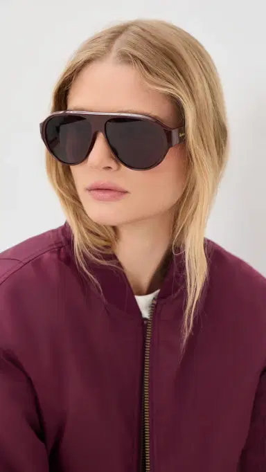 illesteva Telluride Sunglasses Bordeaux | Thumbnail 3