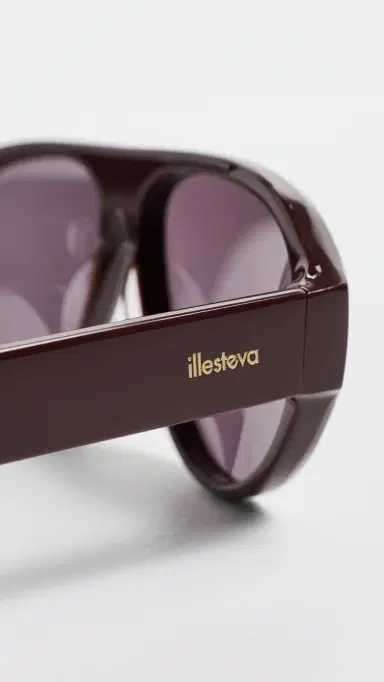 illesteva Telluride Sunglasses Bordeaux | Thumbnail 5