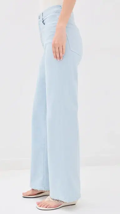 Le Jean Column Jeans Powder Blue | Thumbnail 4 Le Jean Column Jeans Powder Blue | Thumbnail 4