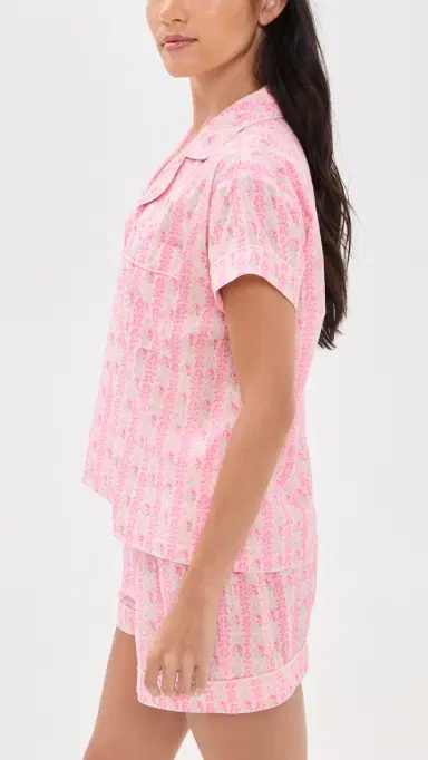 LoveShackFancy Prym Pajamas Set TRAWBERRY MACAROON | Thumbnail 4