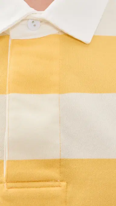 Denimist Charlie Rugby Tee Jumbo Yellow Stripe | Thumbnail 6 Denimist Charlie Rugby Tee Jumbo Yellow Stripe | Thumbnail 6