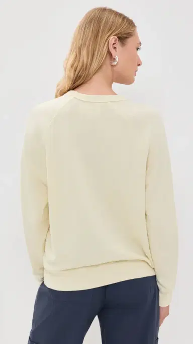 The Great. THE GREAT. The College Sailboat Sweatshirt Washed White 2 | Thumbnail 3