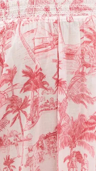 Coniglio Palm Beach Flagler Mini Dress Palm Beach Vermilion One Size | Thumbnail 6 Coniglio Palm Beach Flagler Mini Dress Palm Beach Vermilion One Size | Thumbnail 6