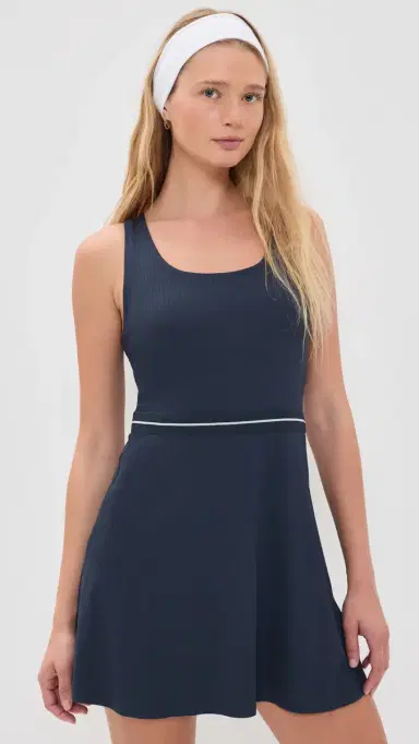 Rhone Lightspeed Court Dress Navy Blue | Thumbnail 2