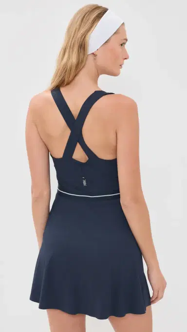 Rhone Lightspeed Court Dress Navy Blue | Thumbnail 3