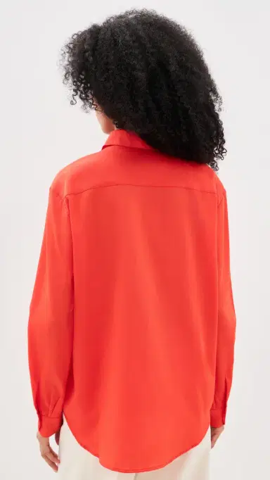 LESET Yoko Classic Button Down Feu M | Thumbnail 3