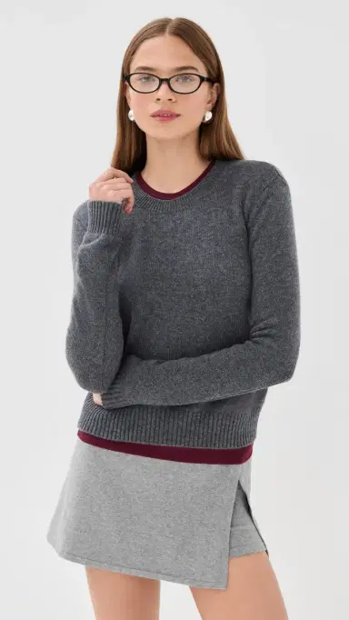 Lisa Yang Mable Cashmere Sweater Graphite | Thumbnail 2
