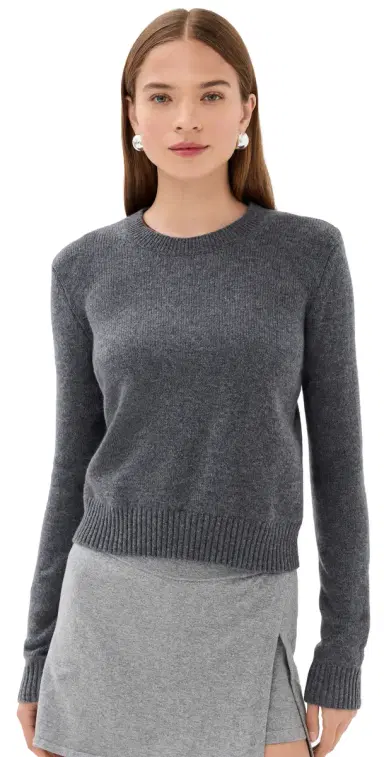 Lisa Yang Mable Cashmere Sweater Graphite | Thumbnail 1